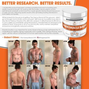Genius Muscle Builder Before and After