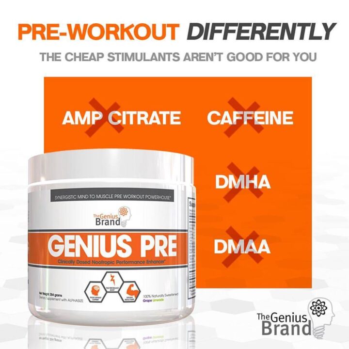 Genius PRE Workout Train Smarter AND Harder