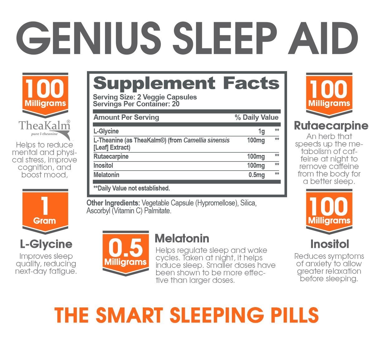 Genius Sleep Aid Ingredients