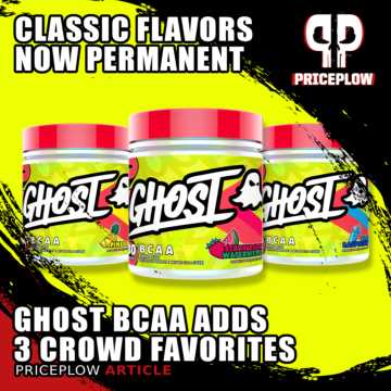 GHOST BCAA: Blue Raspberry, Pineapple, and Strawberry Watermelon Join Permanent Lineup