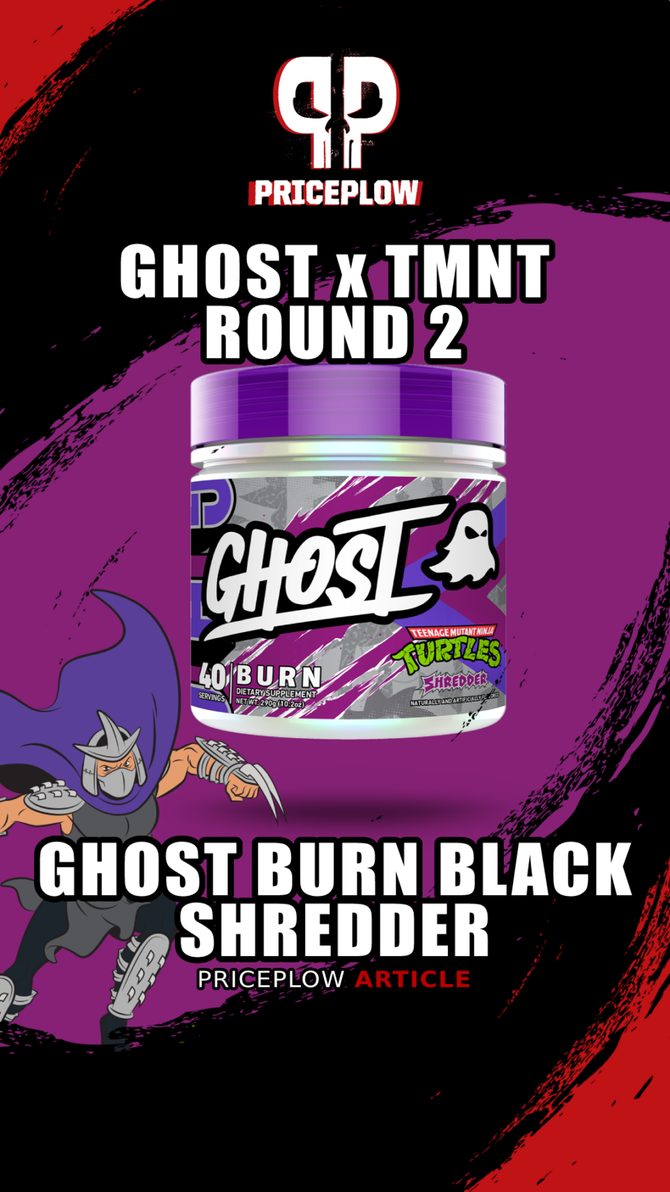 Shredder’s Revenge! Ghost X TMNT Returns with New Flavor of Ghost Burn