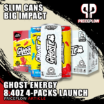 8.4oz Ghost Energy Cans! OG and Sour Patch Kids Flavors Hit Retail in 4-Packs Launch