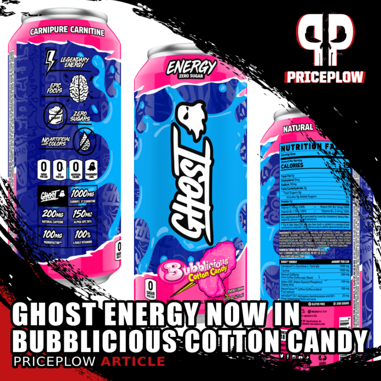 Ghost Energy Bubblicious Cotton Candy Sets New Bar in Energy Drink Flavors
