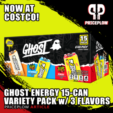 GHOST Energy Drink Lands at Costco in 15-Can Variety Packs with 3 Flavors!