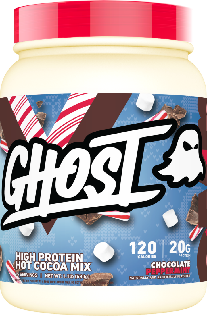 Ghost High Protein Hot Cocoa Mix Returns for 2022 with Chocolate Peppermint!