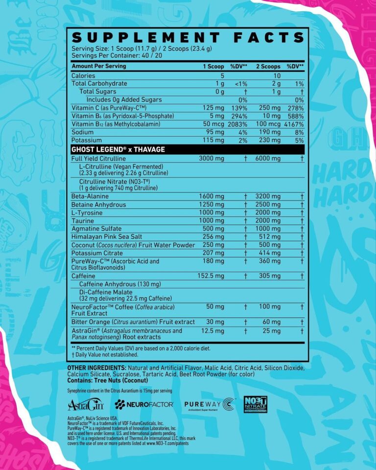 The CBum Legend Thavage Collab (Miami Vice) Returns from Ghost / Raw