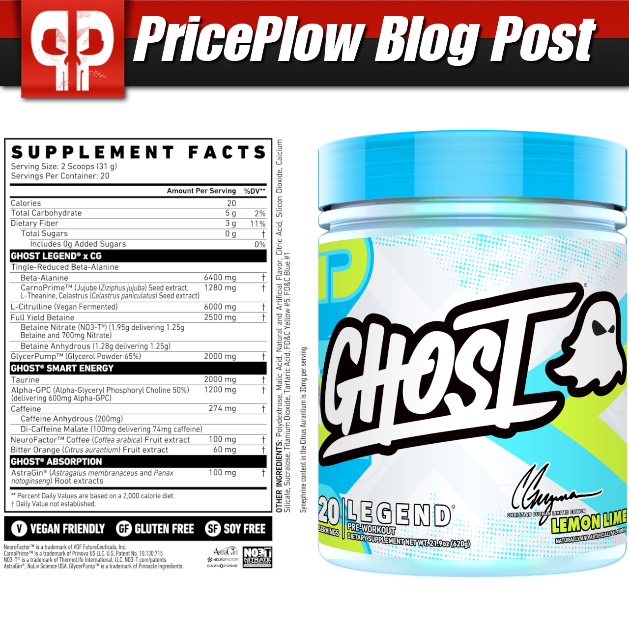 RRP £34.99 Best Before 11/2019 Ghost Lifestyle Pre-Workout LEMON LIME £14.99 