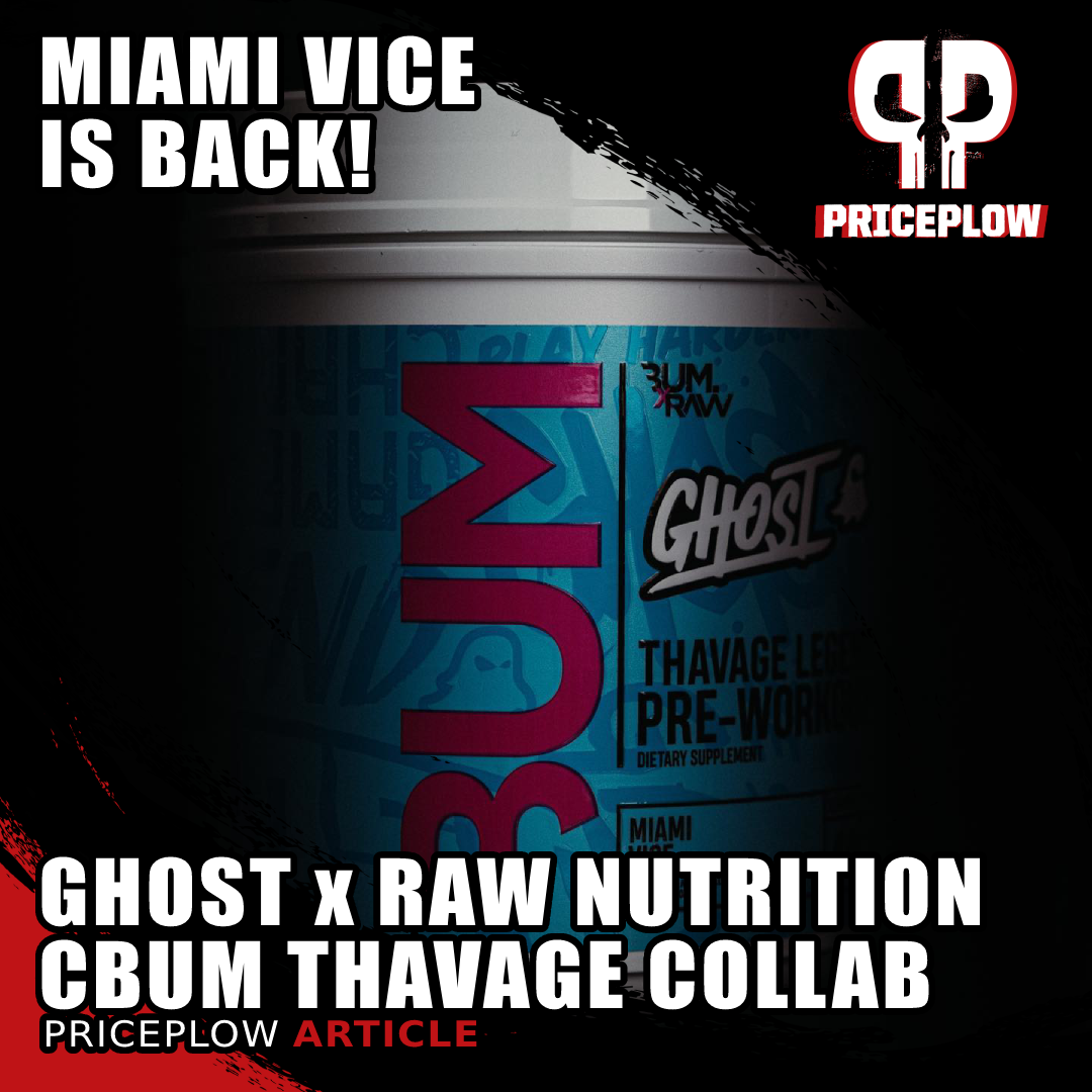 Ghost Legend Raw Nutrition CBum Thavage Miami Vice Black Friday