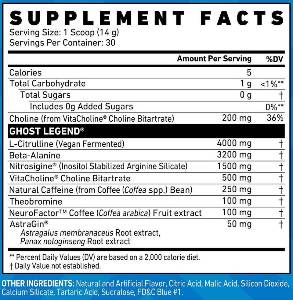 Ghost Legend The PreWorkout of Legends V3 Has Landed!