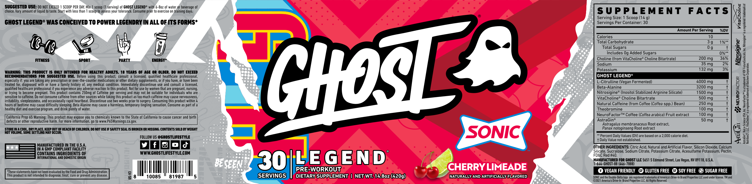 Ghost Legend: The Pre-Workout of Legends – V3 Has Landed!