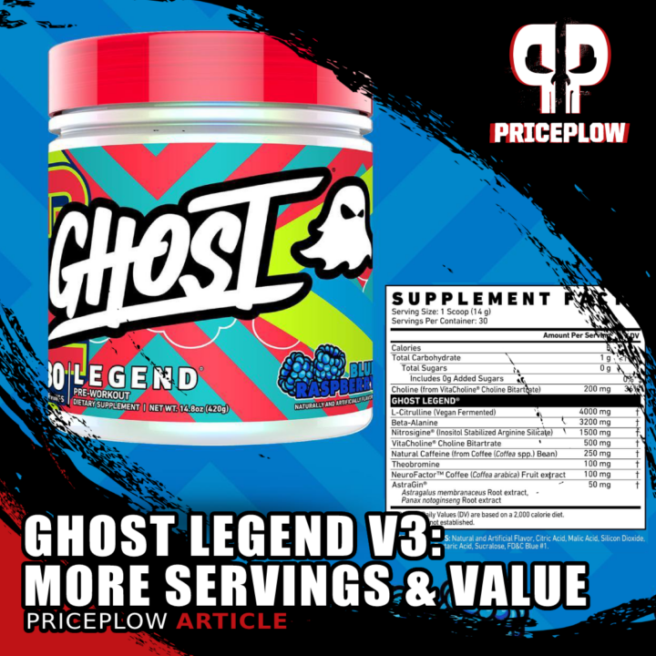 Ghost Legend The PreWorkout of Legends V3 Has Landed!