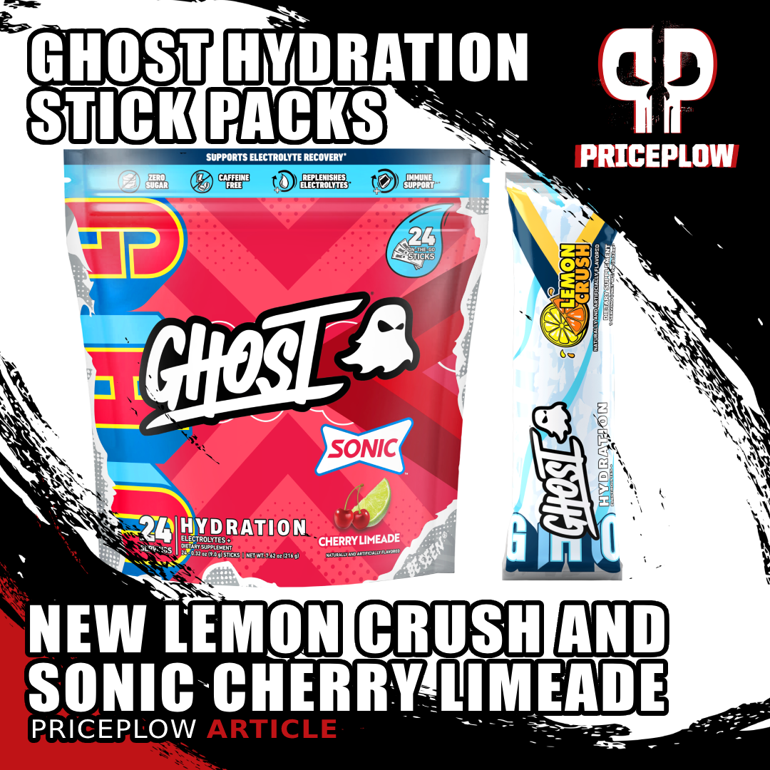 GHOST Lifestyle Hydration Sticks Sonic Cherry Limeade and Lemon Crush