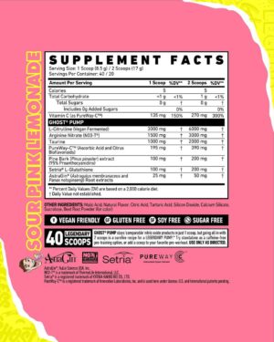 Ghost Pump Maxx Chewning Ingredients