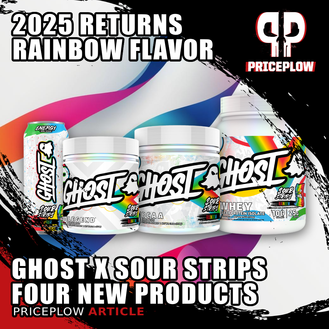 GHOST x Sour Strips 2025: Rainbow Returns in Four Products