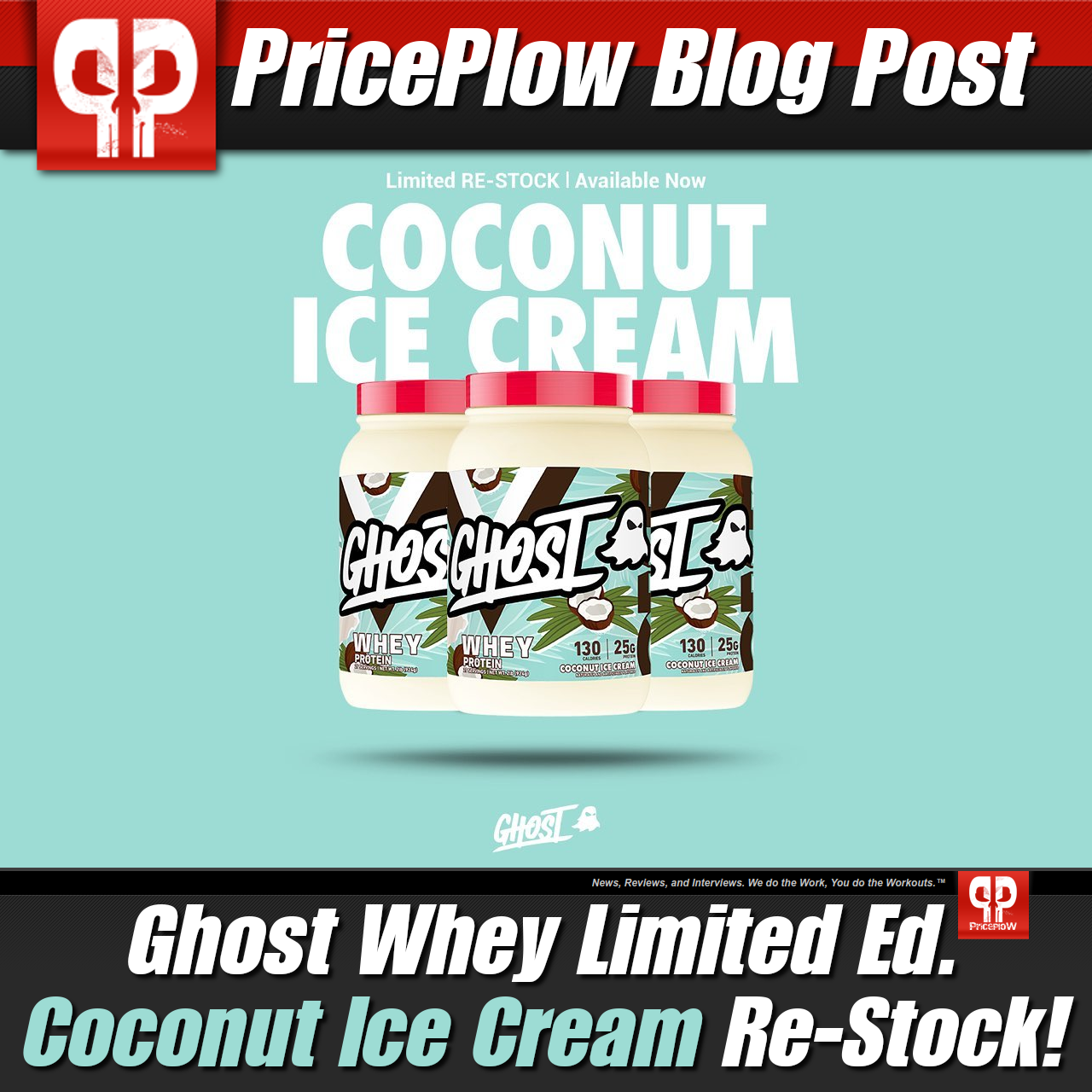 Ghost Whey Coconut Ice Cream PricePlow