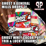 GHOST Whey x General Mills: Lucky Charms, Cocoa Puffs, and Trix Cereal Milk Hit the Lineup