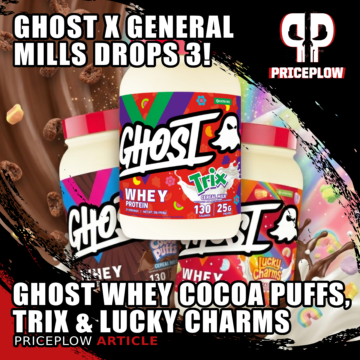 GHOST Whey x General Mills: Lucky Charms, Cocoa Puffs, and Trix Cereal Milk Hit the Lineup