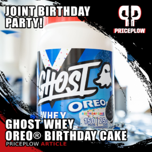 GHOST Whey OREO® Birthday Cake
