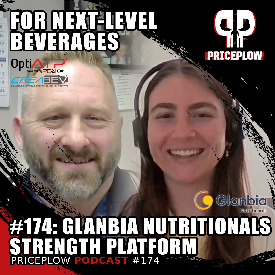 Glanbia Nutritionals Strength Platform (OptiATP, CreaBev, Collameta, TruCal) on PricePlow Podcast 174