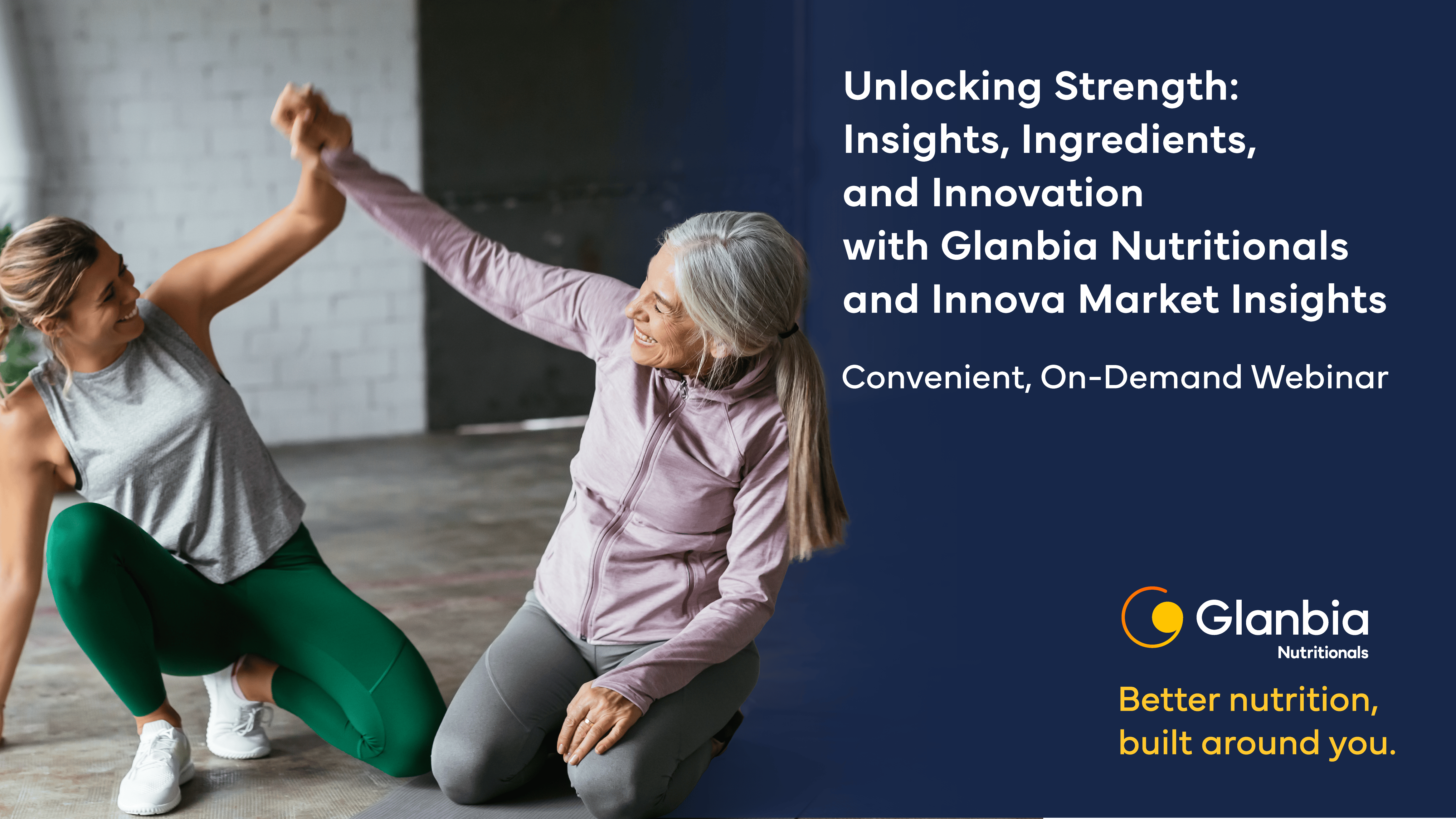 Glanbia Nutritionals Strength Webinar on Demand