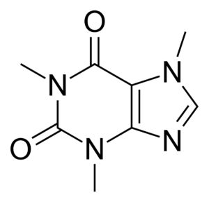 Glaxon Goon Mode Gamer Nootropic Supplement Caffeine Molecule Structure Diagram 