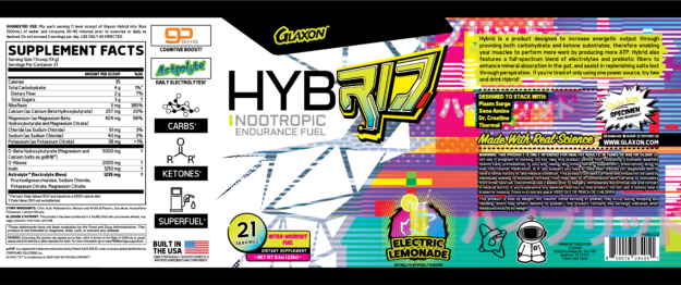 Glaxon Hybrid Label
