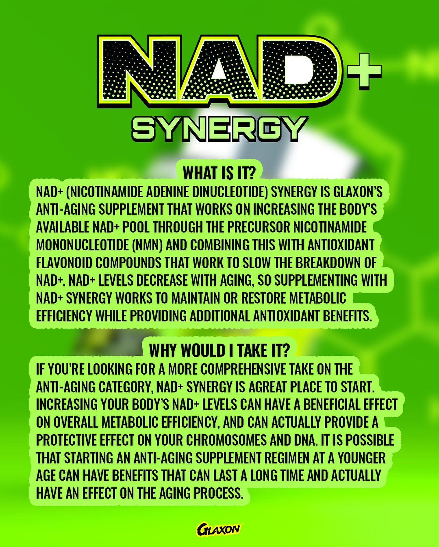 Glaxon NAD+ Synergy Explained