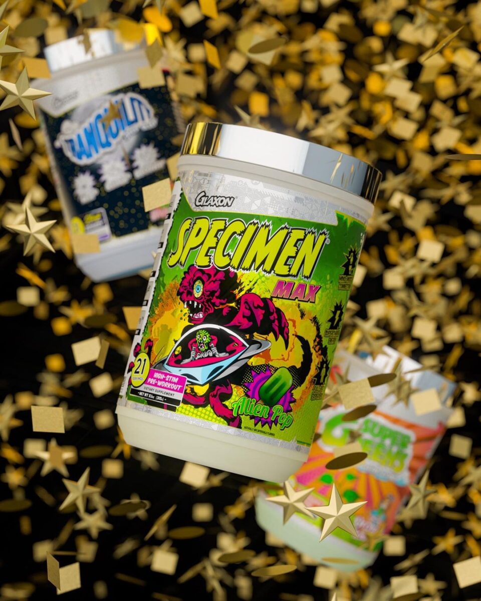 Glaxon Specimen Max HighStim PreWorkout Made with PEZ Power