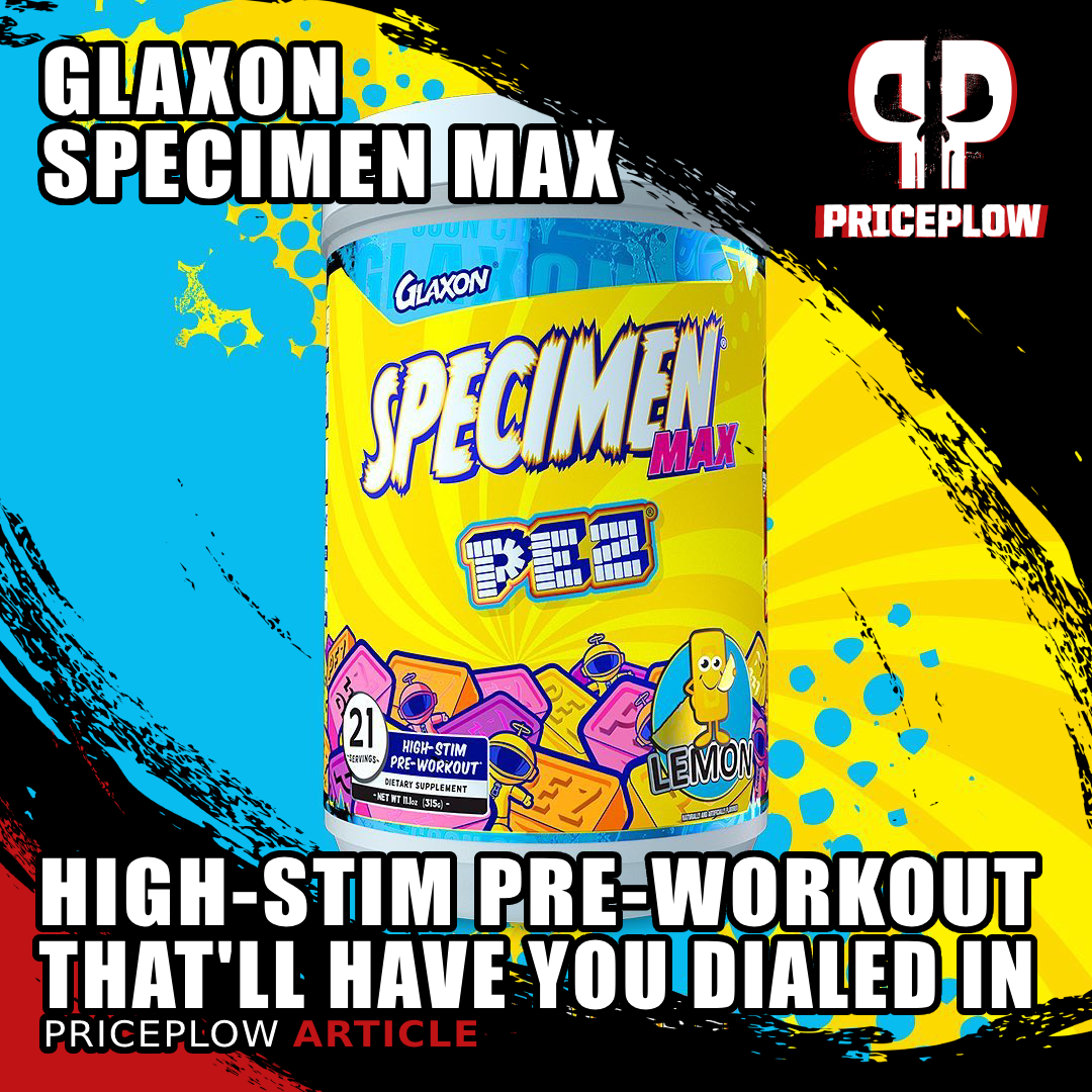 Glaxon Specimen Max: High-Stim Pre-Workout Made with PEZ Power