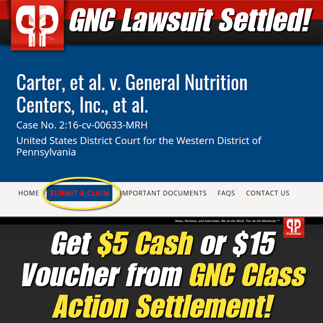 GNC Lawsuit Settlement
