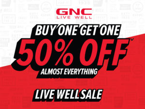 GNC’s Live Well Sale Offers BOGO50 and Massive Giveaway with $100k Grand Prize!