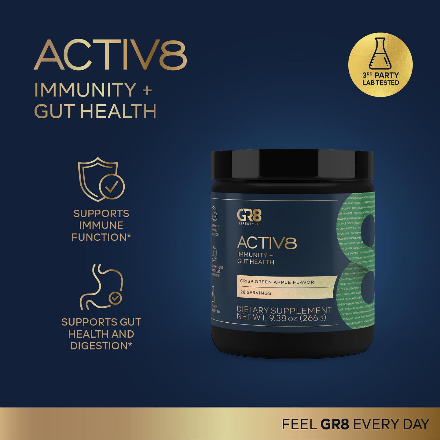 GR8 Lifestyle ACTIV8 Benefits