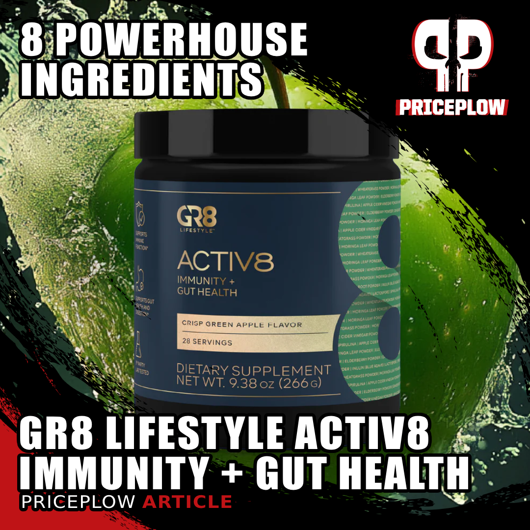GR8 Lifestyle ACTIV8: The Gut Health Greens Powder Made with Organic Superfoods