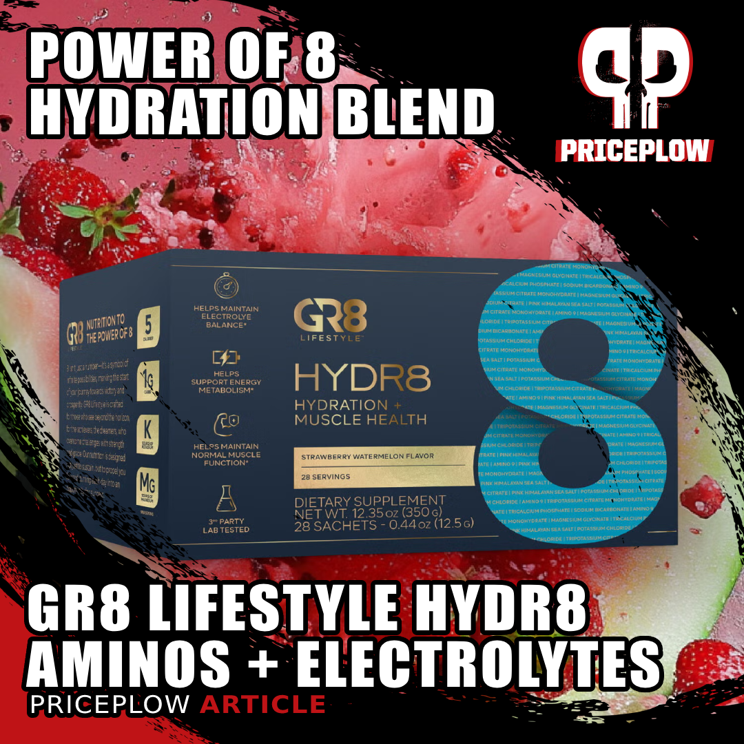 GR8 Lifestyle HYDR8: Hydration + Muscle Health