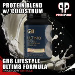 GR8 Lifestyle ULTIM8: Premium Protein + Colostrum Recovery Complex
