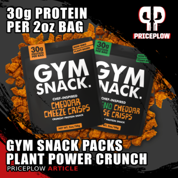 Gym Snack: High-Protein Crunchy Snacks with 30g Per Bag (No Seed Oils)