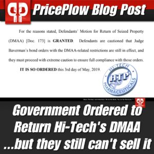 Hi-Tech DMAA Confiscation Overturned