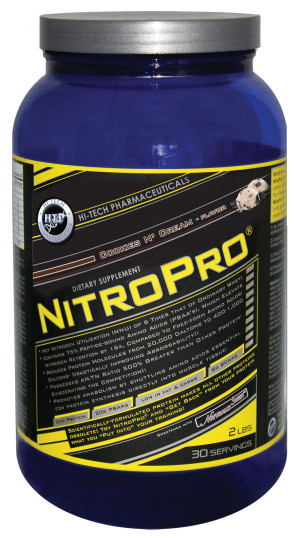 NitroPro is Hi-Tech's Protein Powder, led by whey isolates