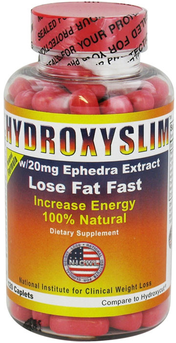 HydroxySlim Less Aggressive Ephedra Fat Burner