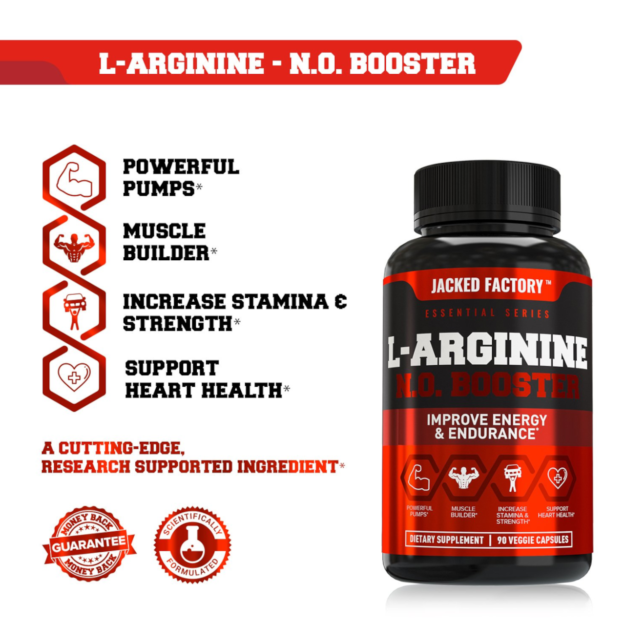 Jacked Factory L-Arginine N.O. Booster: A Solo Nitrosigine Supplement