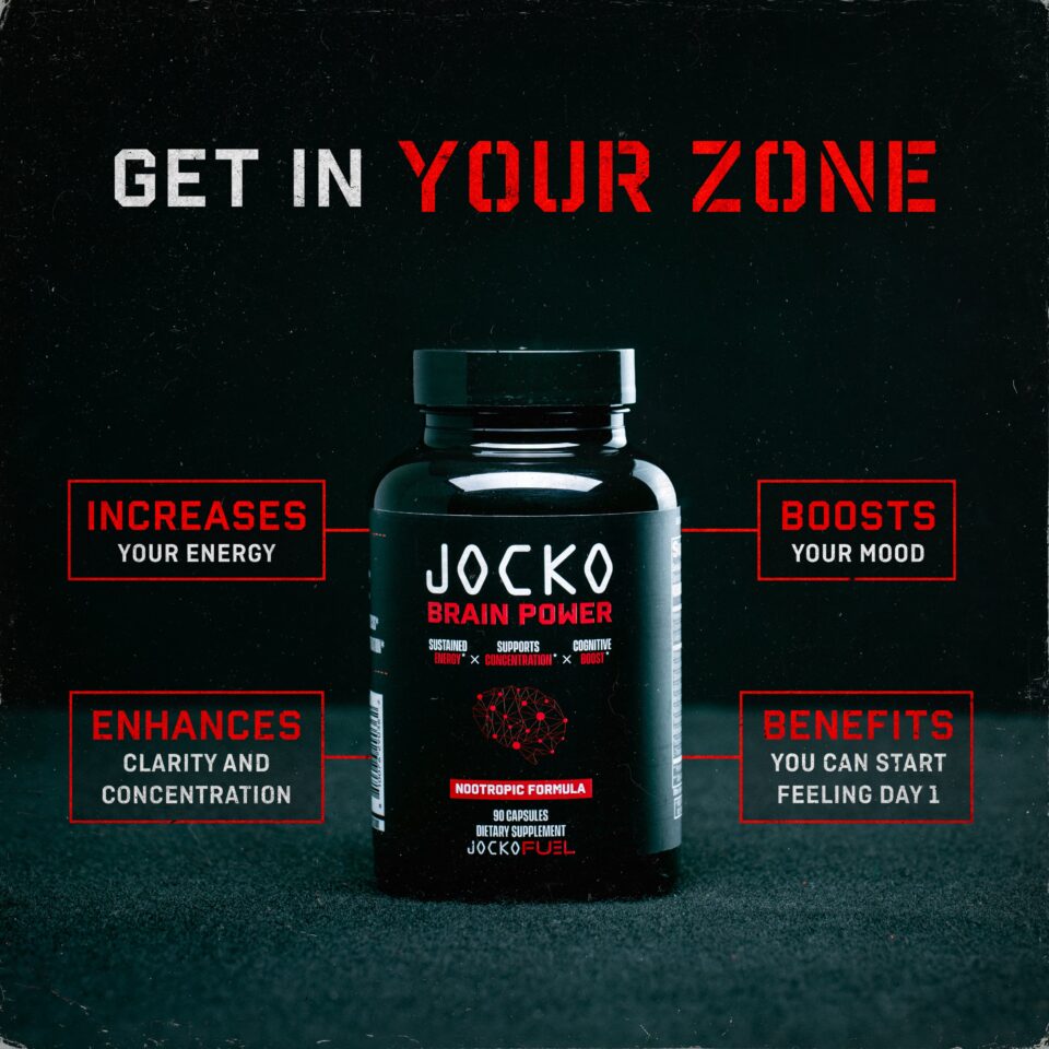 Jocko Brain Power Vs Alpha Brain Jocko BRAIN POWER: 100mg Caffeine Nootropic with CRISP Focus