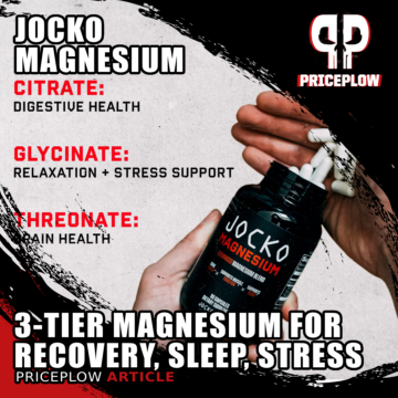 Jocko Magnesium: 3-Tier Recovery, Sleep, & Stress Support To Calm Your Inner GO
