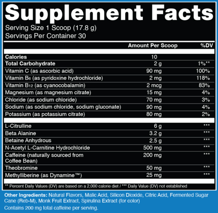 Jocko PreWorkout AllNatural Daily Driver You Can DoubleScoop