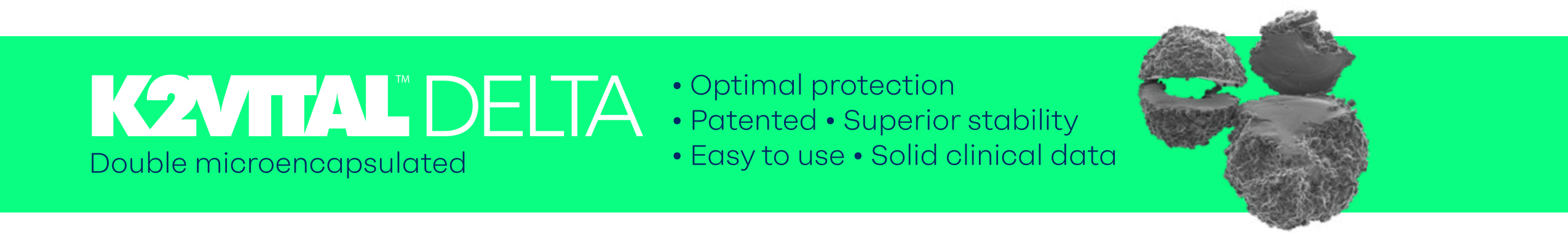 K2VITAL DELTA Double Microencapsulated Banner