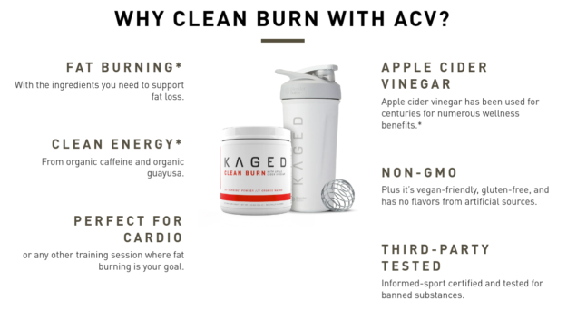 Kaged Clean Burn Powder Benefits