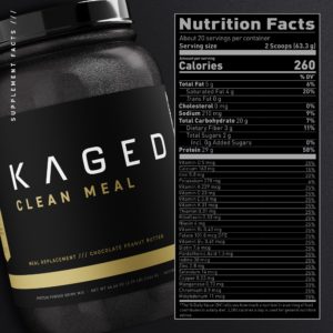 Kaged Clean Meal Ingredients