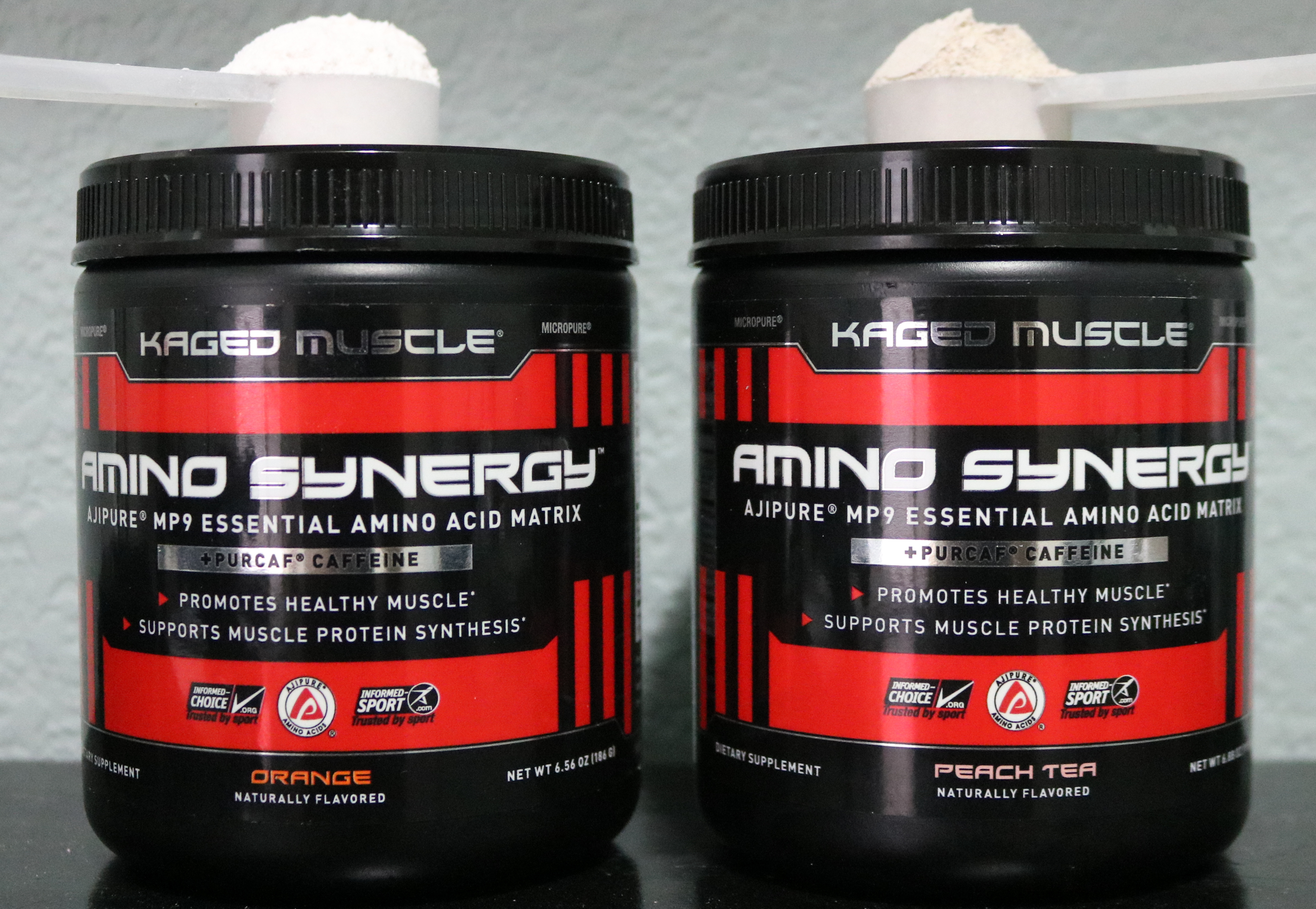 Kaged Muscle Amino Synergy Introduces Peach Tea & Orange: Knockout Flavors!