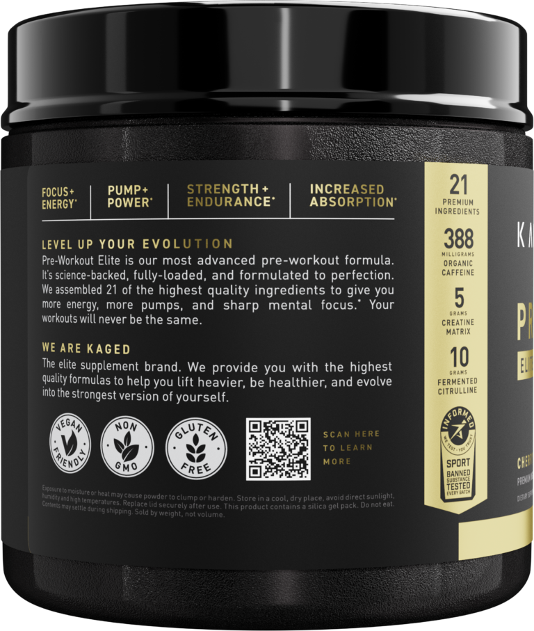 Kaged PreWorkout ELITE Series Your Journey to Elite Starts Here