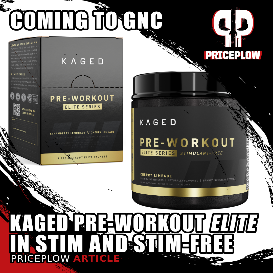 KAGED Pre-Workout Elite Series x GNC