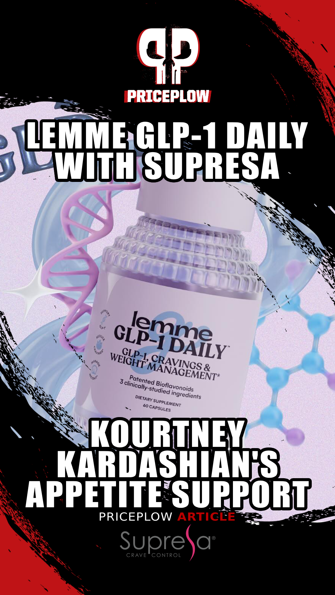 Lemme GLP-1 Daily: Supresa-Based GLP-1 Support from Kourtney Kardashian